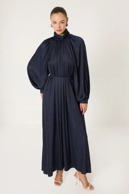 ROBE EN CHIFFON ORNÉE