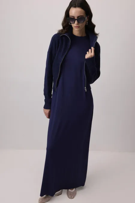 BASIC VİSKON ELBİSE