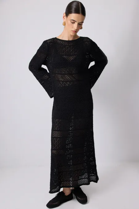 COTTON KNITTED DRESS