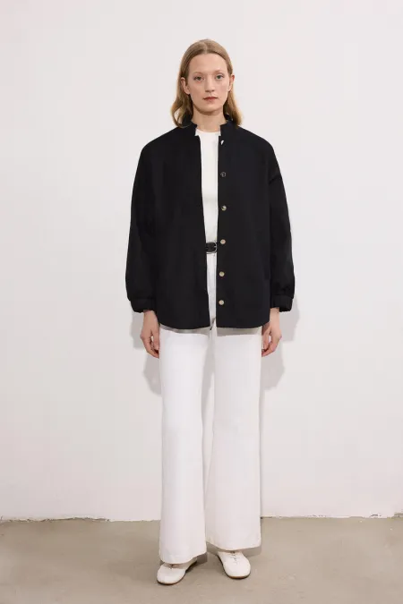 blouson aviateur en gabardine