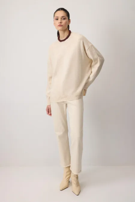 DÜZ RENK OVERSIZE KAZAK DÜZ RENK OVERSIZE KAZAK