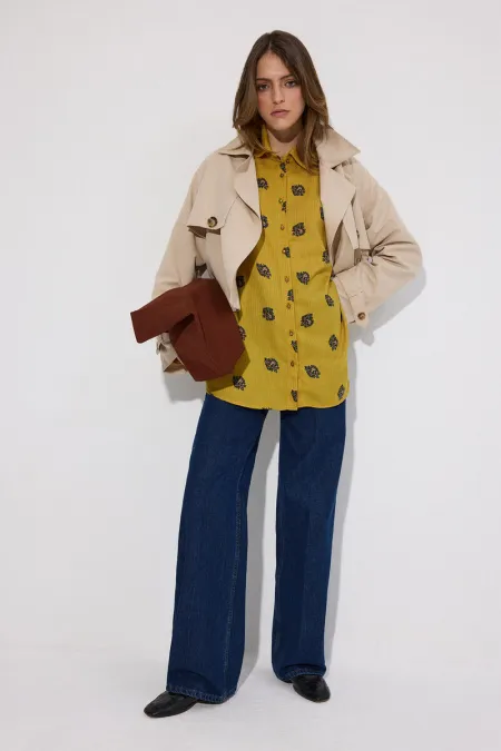 FLORAL PATTERNED COTTON SHIRT