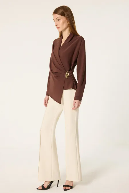DRAPED BLOUSE DRAPED BLOUSE