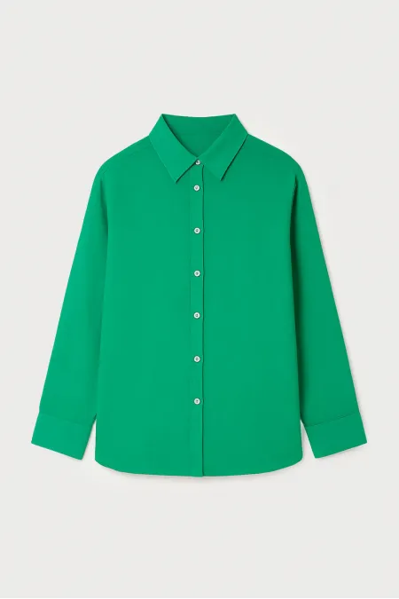 %100 KETEN OVERSIZE GÖMLEK