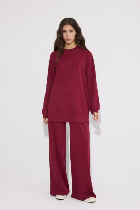 TUNIC AND PANTS KNITTED SET TUNIC AND PANTS KNITTED SET