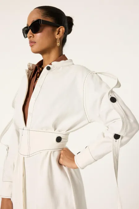 BELİ KEMERLİ CEKET