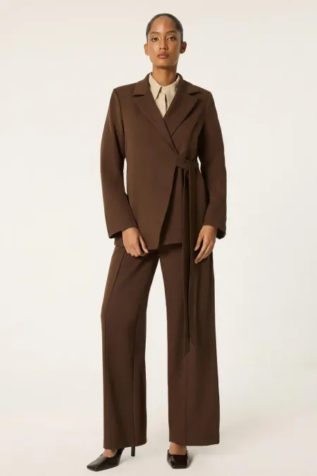 TIE-UP JACKET AND TROUSER SET TIE-UP JACKET AND TROUSER SET