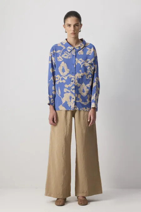 PATTERNED VISCOSE SHIRT