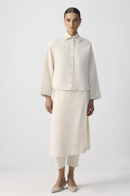 DOĞAL DOKULU GÖMLEK PANTOLON TAKIM