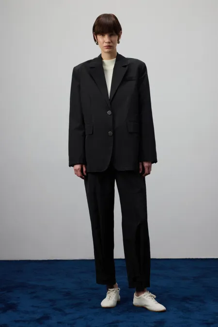 PARACHUTE FABRIC BLAZER JACKET