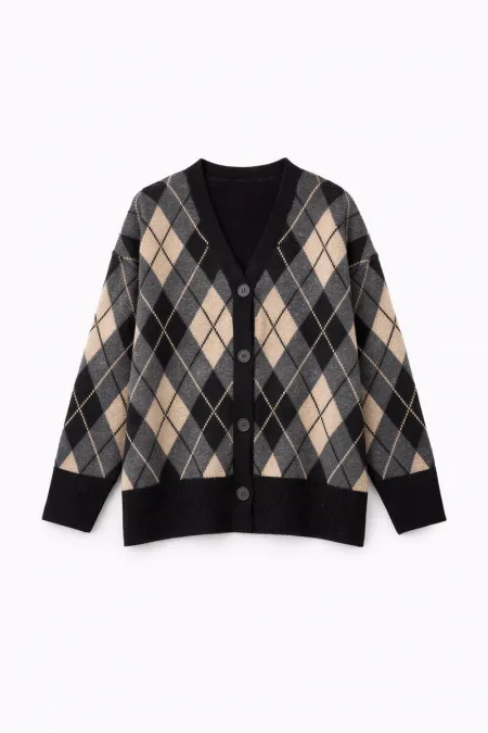 BAKLAVA PATTERNED CARDIGAN