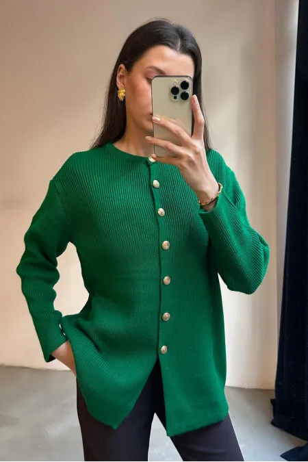 GOLD DÜĞMELİ UZUN HIRKA