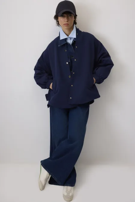 RUFFLED BOMBER JACKET RUFFLED BOMBER JACKET