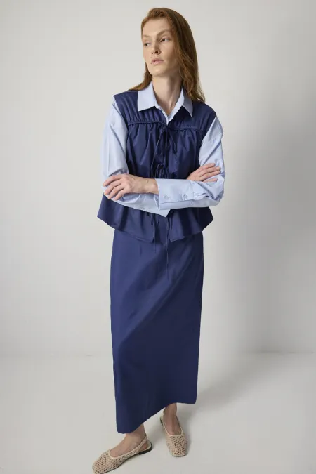 BÜZGÜ DETAYLI YELEK