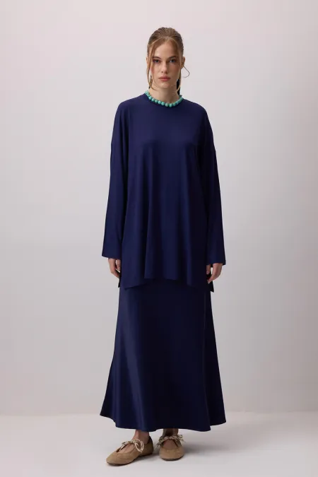 T-Sleeve Viscose Tunic