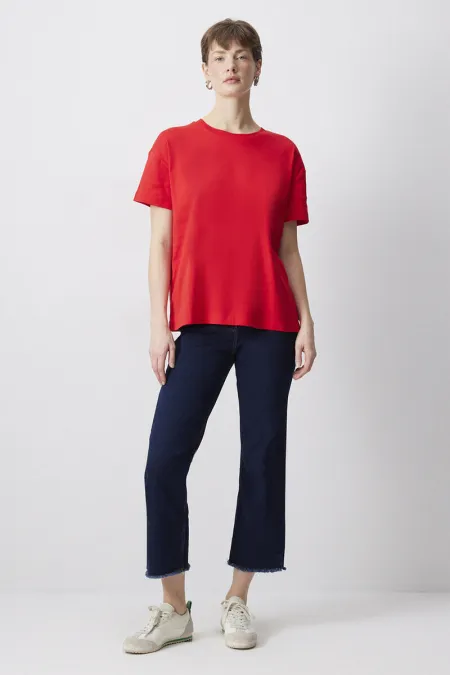 T-SHIRT À MANCHES COURTES 100% COTON