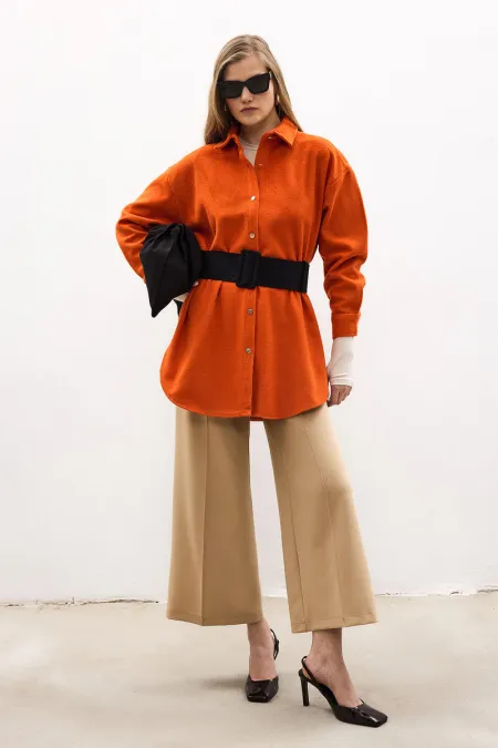 CHEMISE EN CACHEMIRE ÉPAISSE