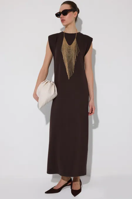 BICYCLE COLLAR PADDED DRESS