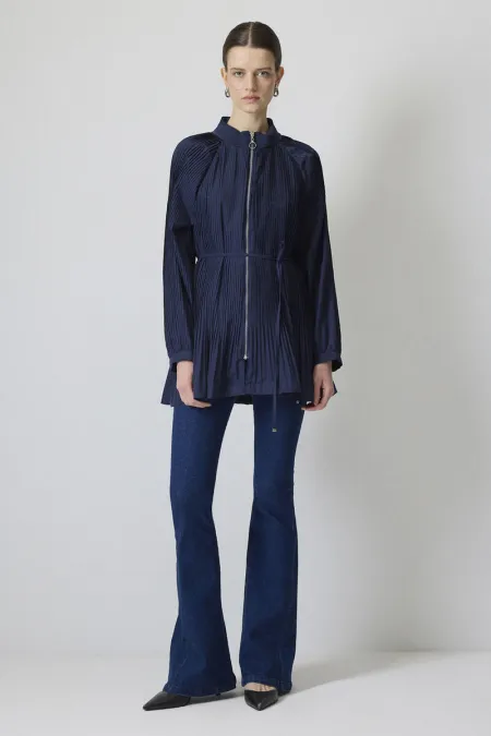 PİLELİ ÖNÜ FERMUARLI CEKET