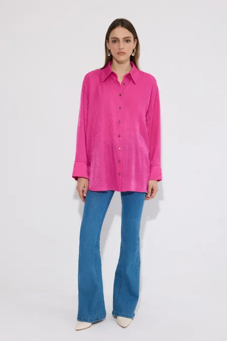 CHEMISE À PAILLETTES FROISSÉE