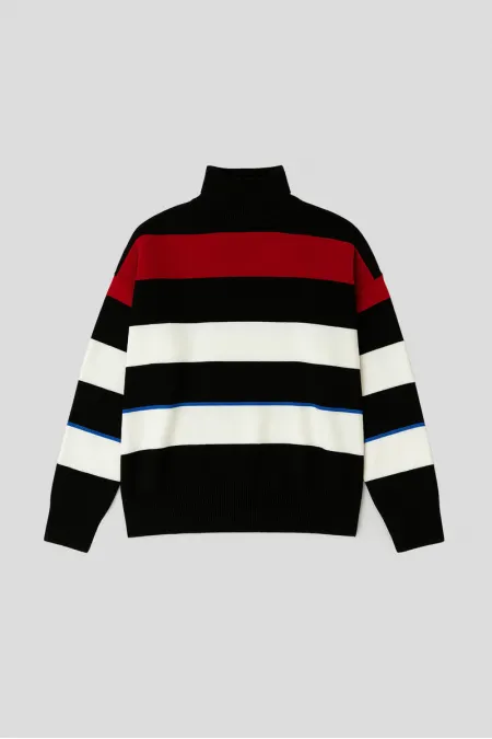 STRIPED KNITTED TUNIC