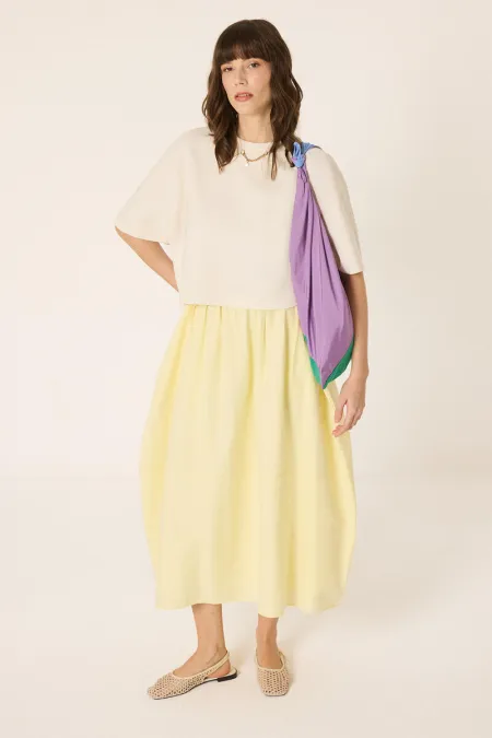 ELASTİK BEL ASTARLI ETEK