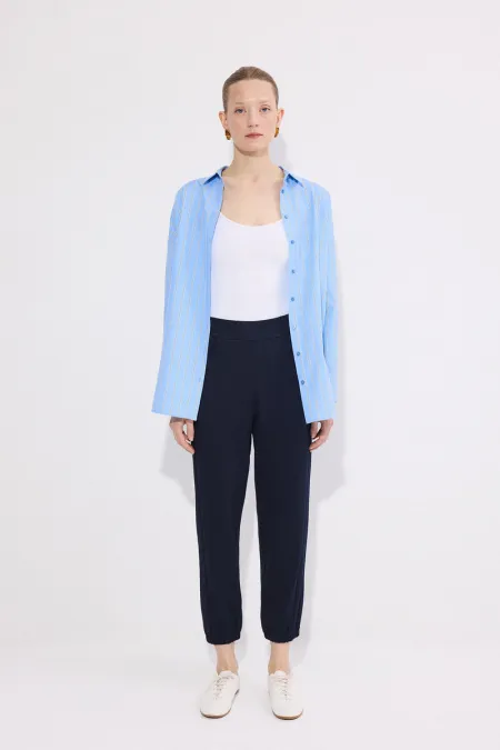 PANTALONS EN MAILLE ÉLASTIQUE