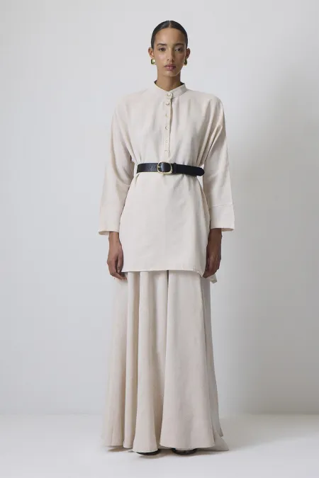 KETEN DOKULU GÖMLEK ETEK TAKIM