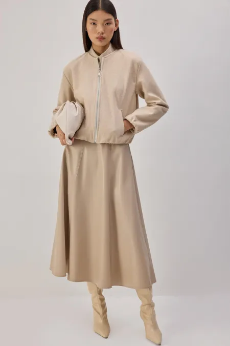 VESTE BOMBER EN CACHEMIRE