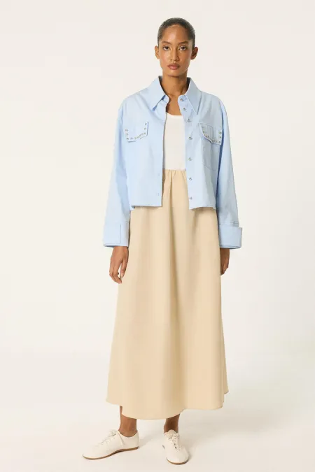 ELASTIC WAIST SKIRT ELASTIC WAIST SKIRT