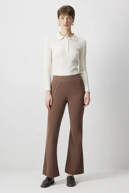 SPANISH-STYLE KNITTED TROUSERS