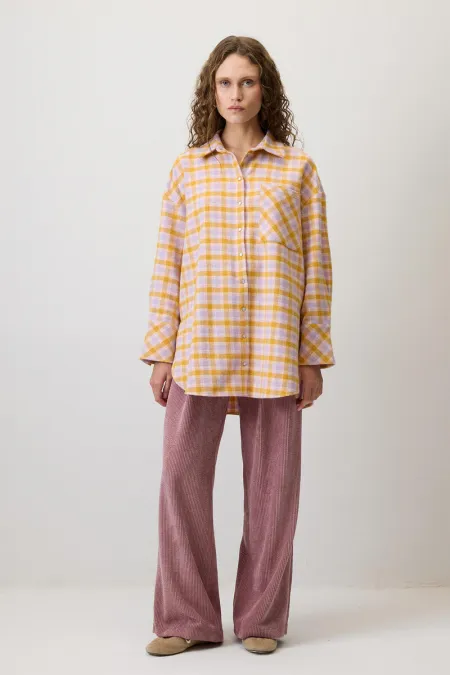 OVERSIZE LUMBERJACK PLAID SHIRT