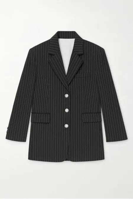 STRIPED BLAZER JACKET