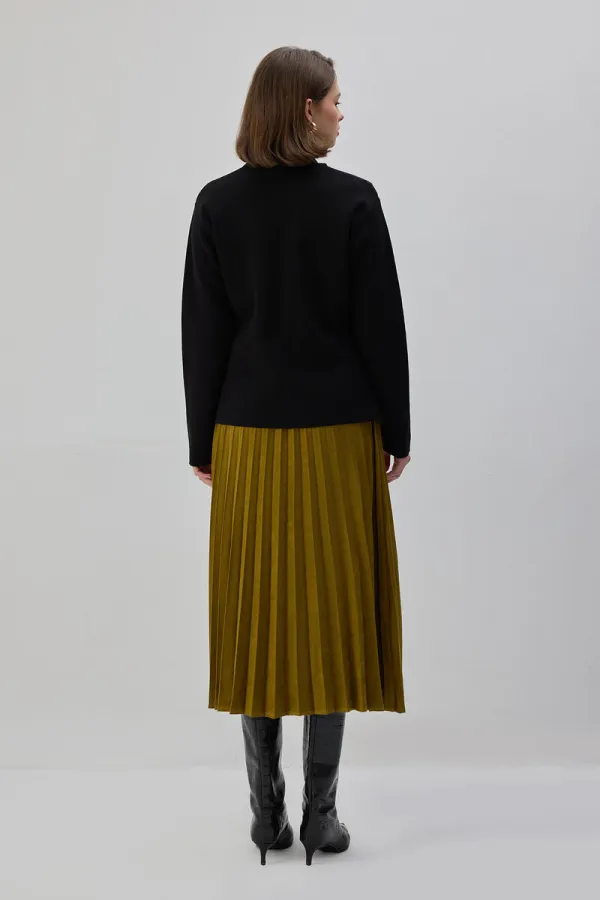 PİLİSELİ SÜET ETEK