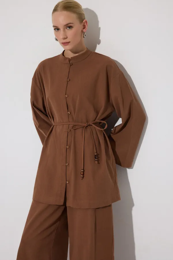 ENSEMBLE CHEMISE ET PANTALON 100 % COTON