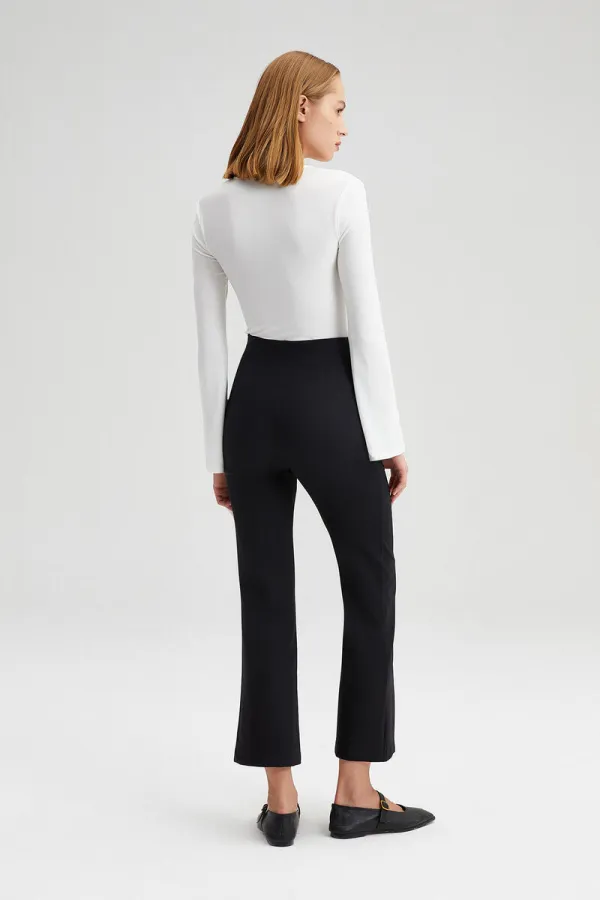 BELİ LASTİKLİ KREP PANTOLON