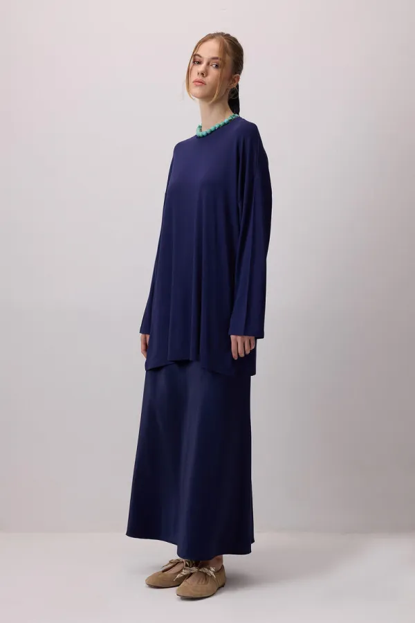 T-Sleeve Viscose Tunic