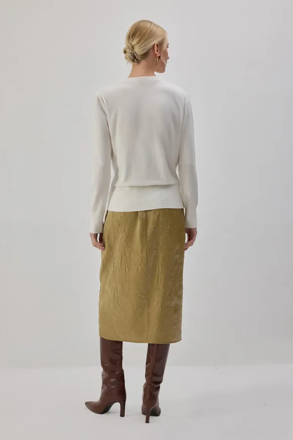 BASIC KNITTED SWEATER BASIC KNITTED SWEATER