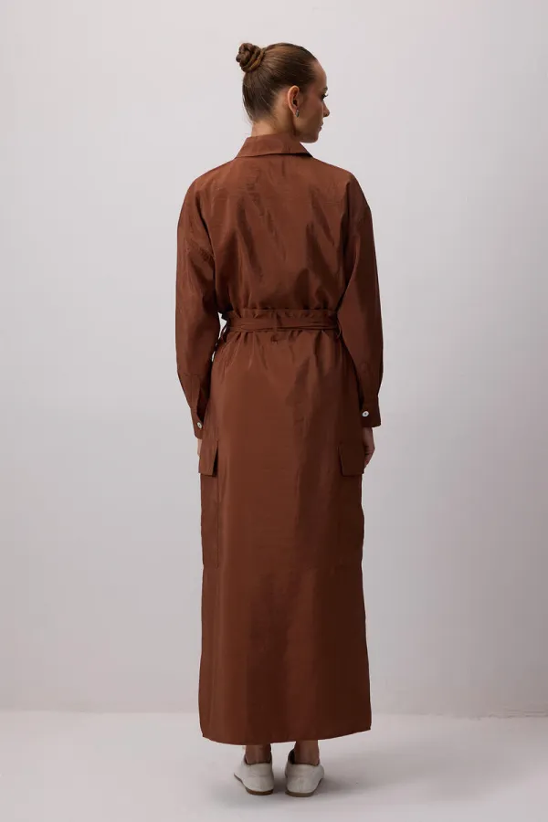 GENİŞ CEPLİ KUPRA ETEK