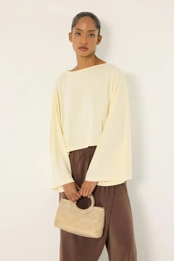 KNITTED SHALVAR PANTS SET