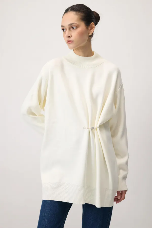 KNITTED TUNIC WITH ACCESSORIES