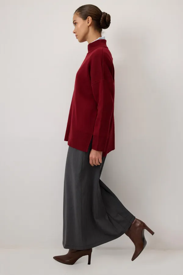 PULL BASE À COL MONTANT