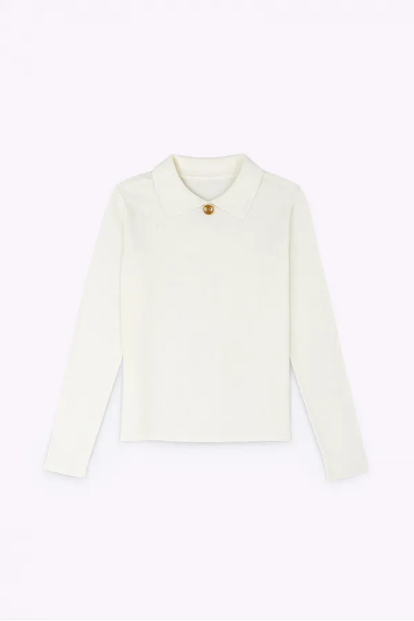 CHEMISE TRICOTÉE À BROCHE