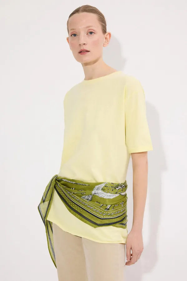 T-SHIRT BASIQUE À MANCHES COURTES