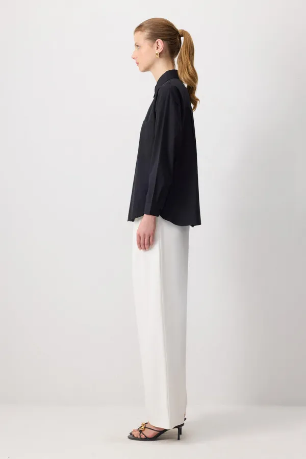 SINGLE POCKET OVERSIZE SHIRT