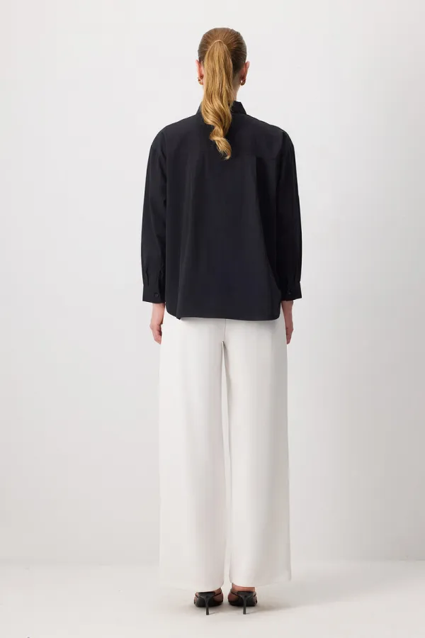 SINGLE POCKET OVERSIZE SHIRT