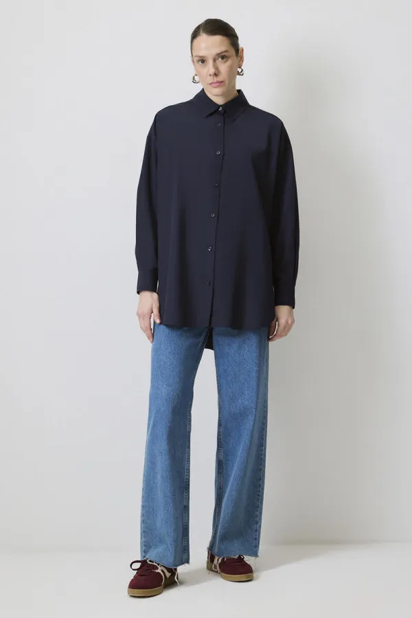 OVERSIZE FIT POPLIN SHIRT