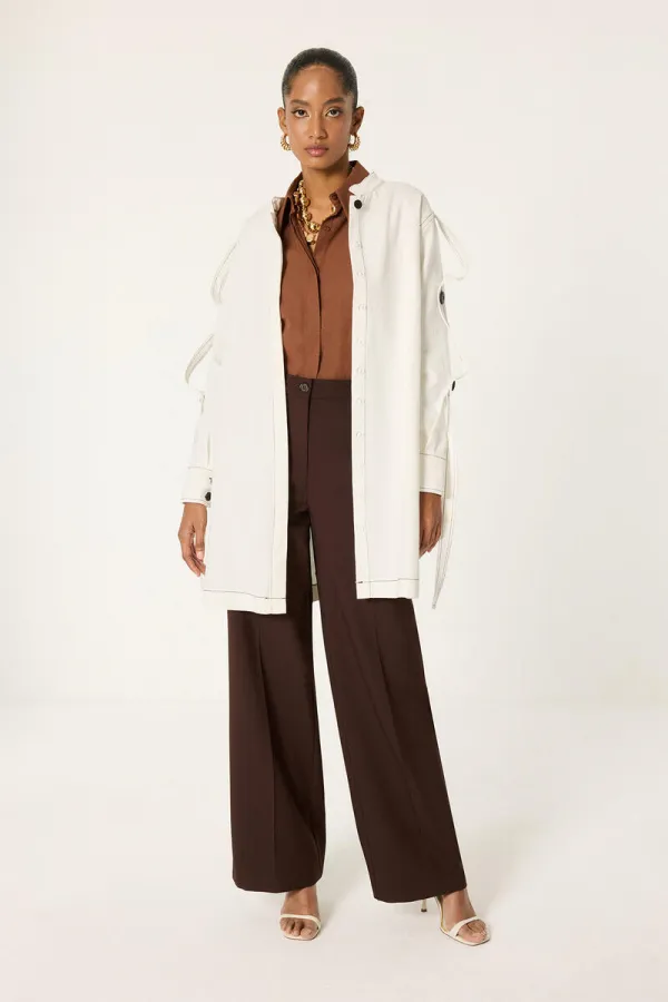 BELİ KEMERLİ CEKET