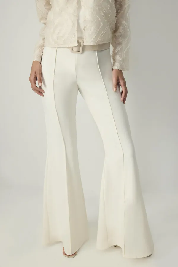 PANTALONS ÉVASÉS ESPAGNOLS À CÔTES