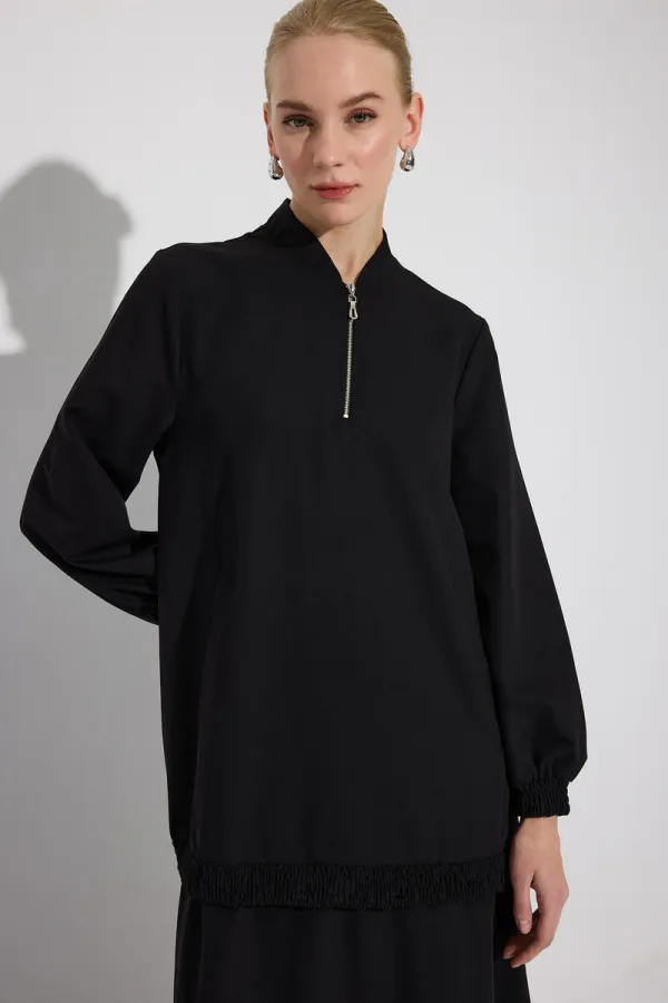 DRESS WITH POCKETS AND ZIPPER